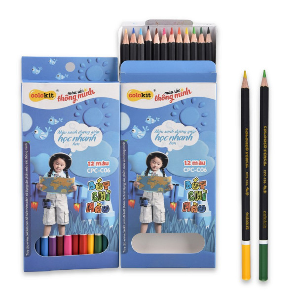 Bút chì 12 màu CPC-C06 (Thiên Long)